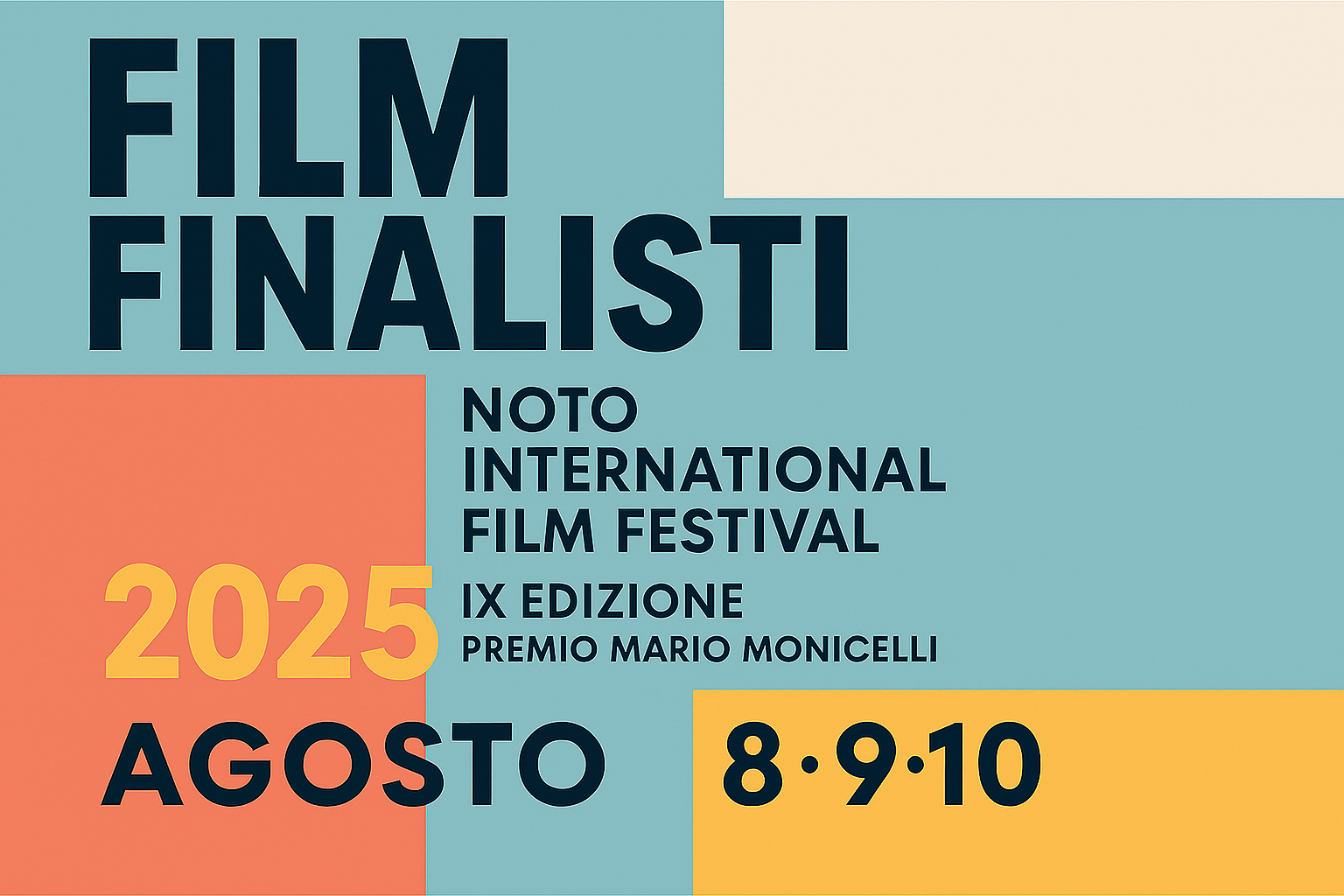 Film Finalisti – IX Edizione del Noto International Film Festival 2025