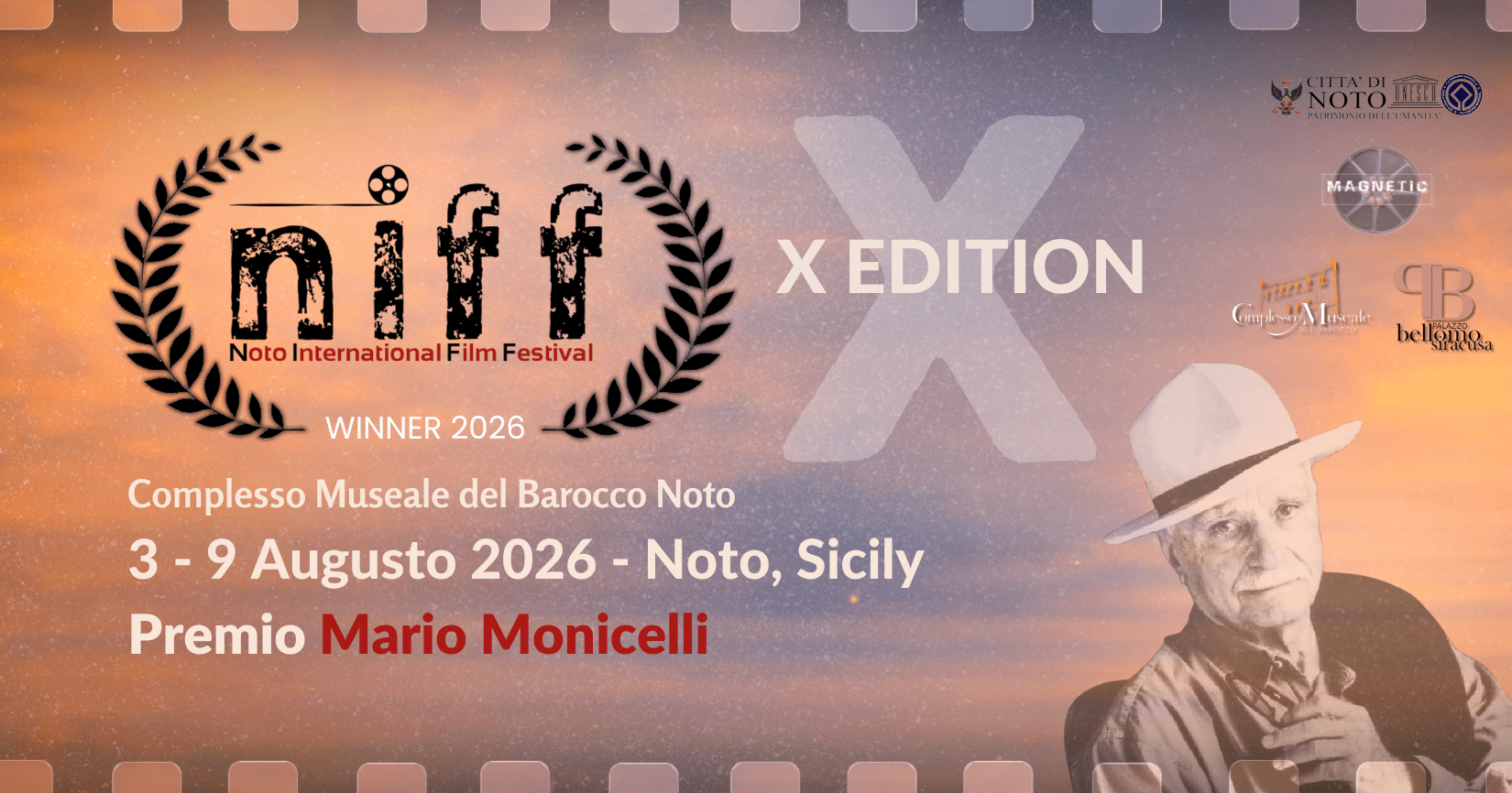 N. I. F. F. – Noto International Film Festival, premio Mario Monicelli alla miglior regia – X edizione 2026